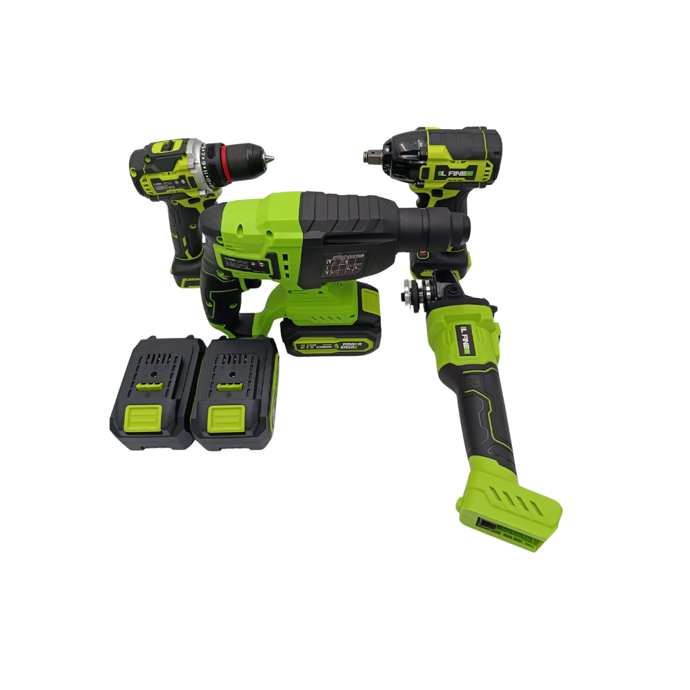 KIT IL FINE AMOLADORA TALADRO ROTOMARTILLO ATORNILLADOR DE IMPACTO