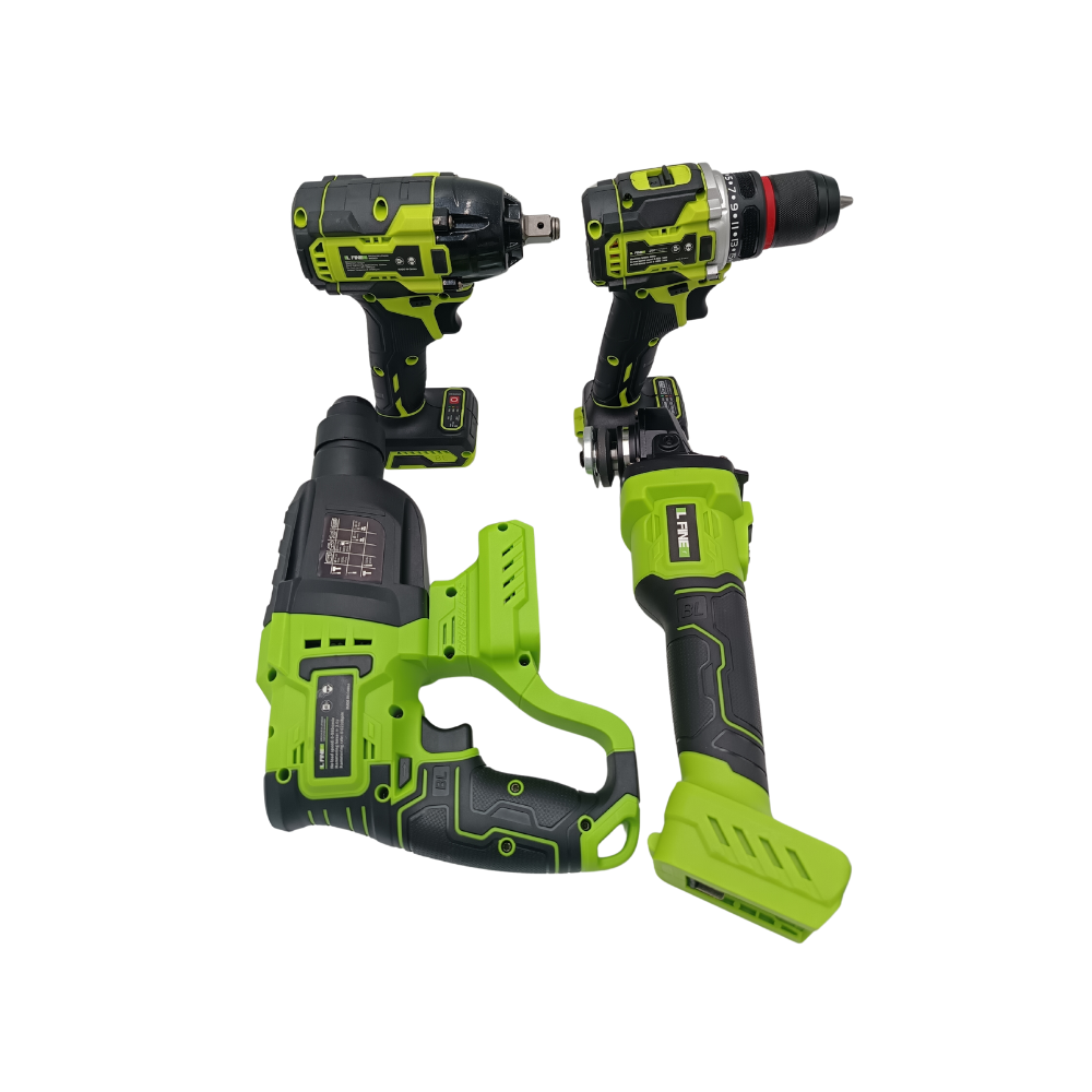 KIT IL FINE AMOLADORA TALADRO ROTOMARTILLO ATORNILLADOR DE IMPACTO