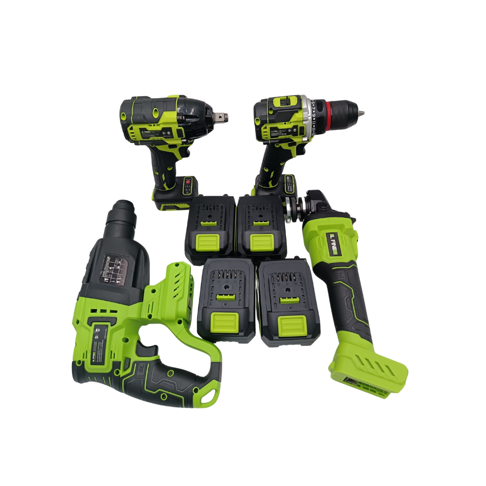 KIT IL FINE AMOLADORA TALADRO ROTOMARTILLO ATORNILLADOR DE IMPACTO