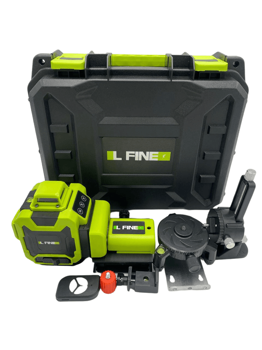 Nivel Laser 16 Líneas Verdes IL FINE LLX - 360 - 05 Recargable + Trípode - SyM Asociados