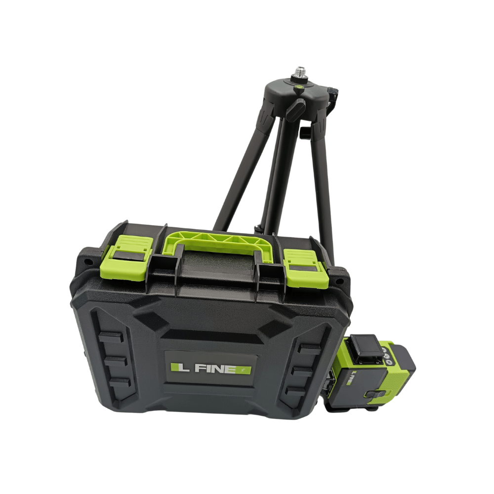 Nivel Laser 16 Líneas Verdes IL FINE LLX - 360 - 06 Recargable + Trípode - SyM Asociados