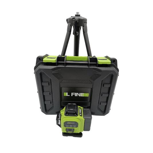 Nivel Laser 16 Líneas Verdes IL FINE LLX - 360 - 12 Recargable + Trípode - SyM Asociados