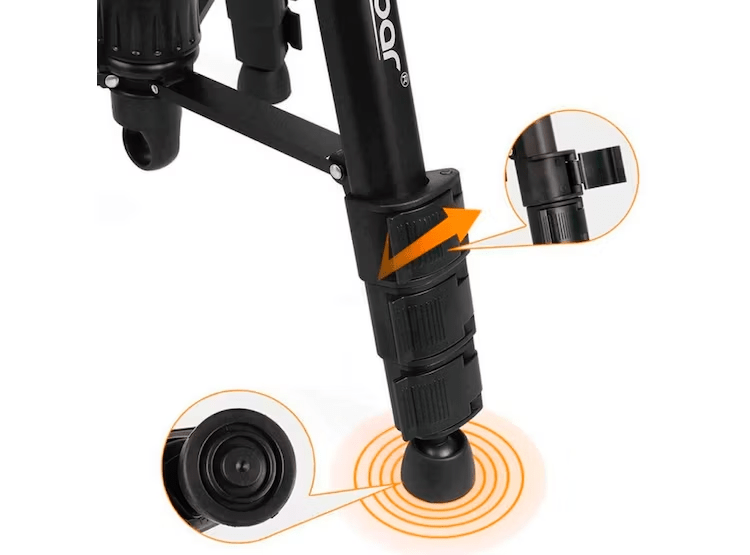 Trípode Huepar Profesional Telescópico TPD14 - SyM Asociados