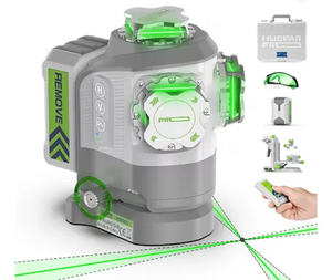 Nivel Láser Huepar GS03CG 3x360° Verde Autonivelante Profesional