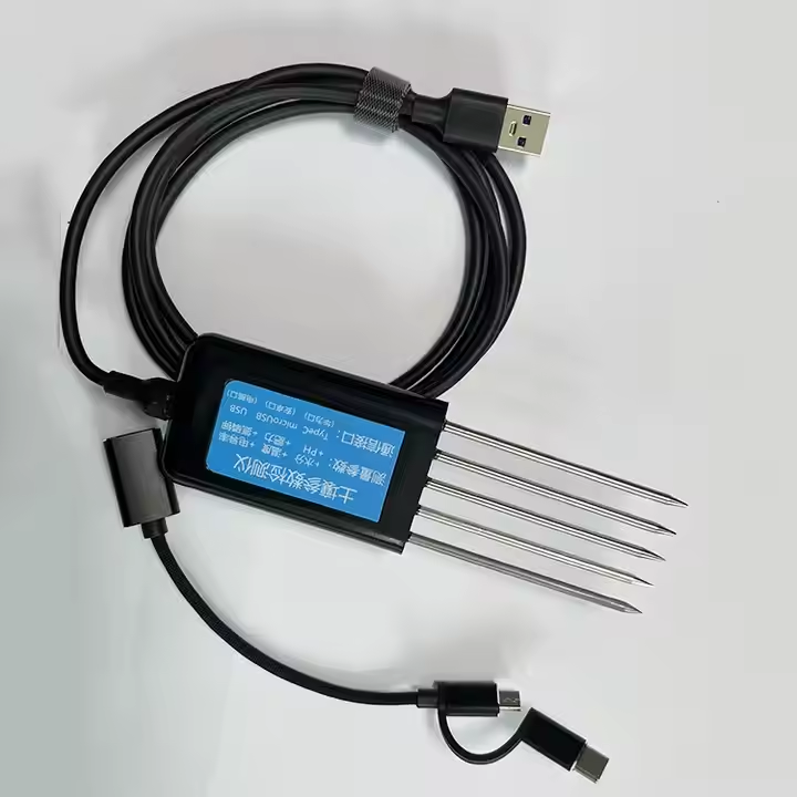 Sensor de suelo NPK PH EC Sensor de nutrientes para agricultura