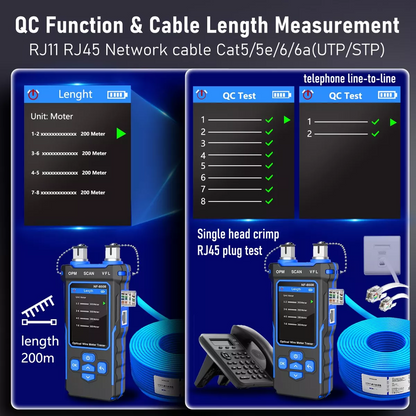 Noyafa Nf-8508 Probador De Cable De Red Y Óptica