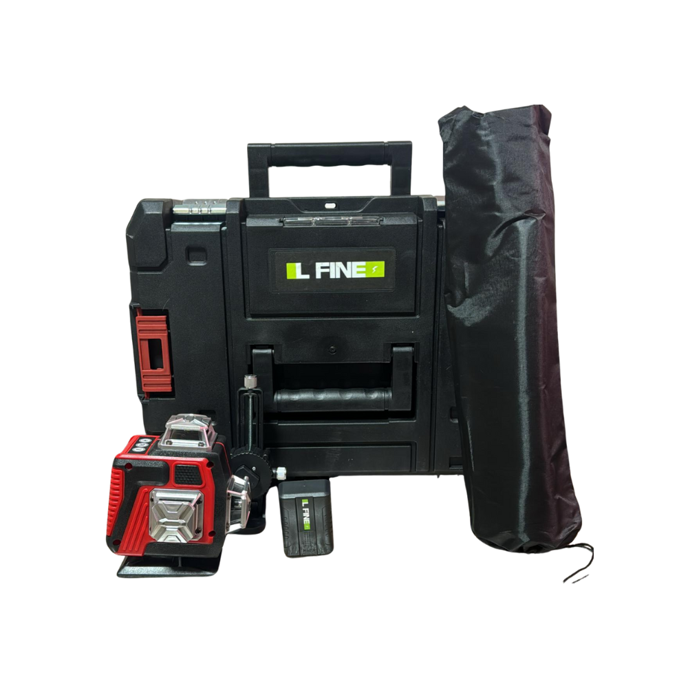 Nivel Laser 16 Líneas Verdes IL FINE LLX-360-RED Recargable + Trípode