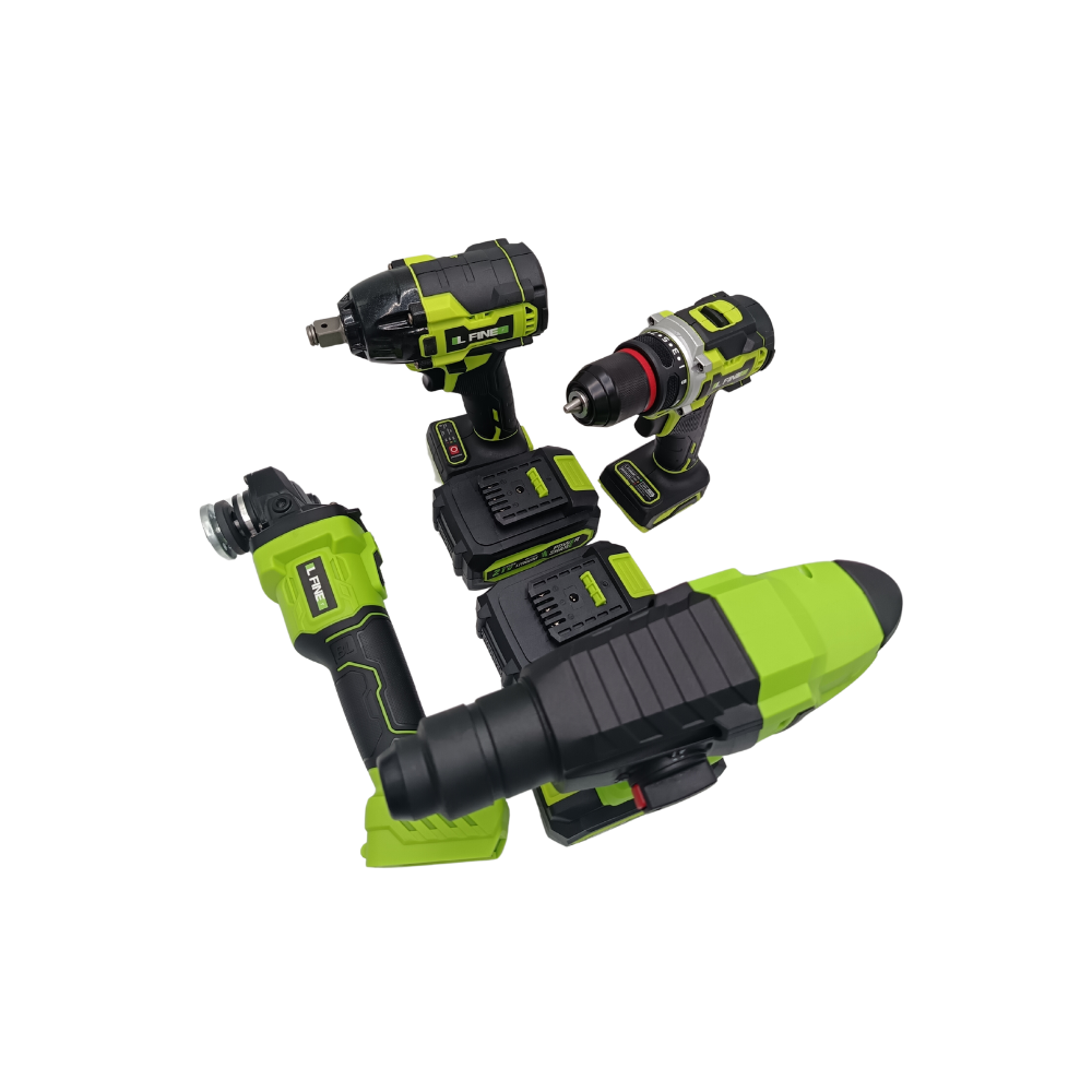 KIT IL FINE AMOLADORA TALADRO ROTOMARTILLO ATORNILLADOR DE IMPACTO