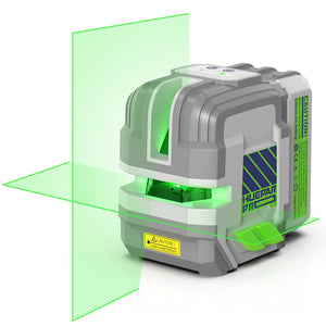 Huepar Pro GK011SG nivel láser verde de 2 líneas cruzadas autonivelante