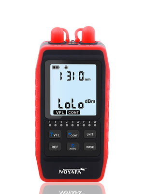 NOYAFA NF-908L medidor de potencia óptica con localizador visual de fallas