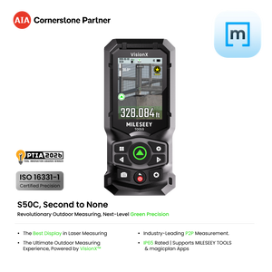 Mileseey S50C | Distanciómetro Láser Verde 200m con Cámara - SyM Asociados Perú