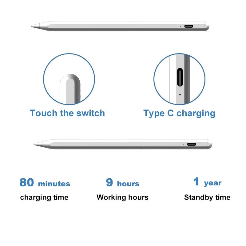 Stylus Pen Pencil para ipad con rechazo de palma Alta Calidad