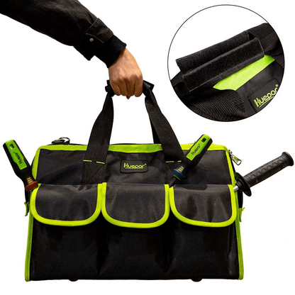 Bolso para Herramientas de 10 Compartimientos Huepar TB01 - SyM Asociados