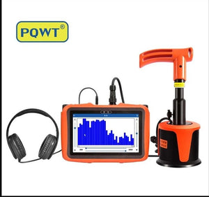 PQWT-L2000 detector acústico de fugas de agua: unidad principal, sensor, audifonos y accesorios