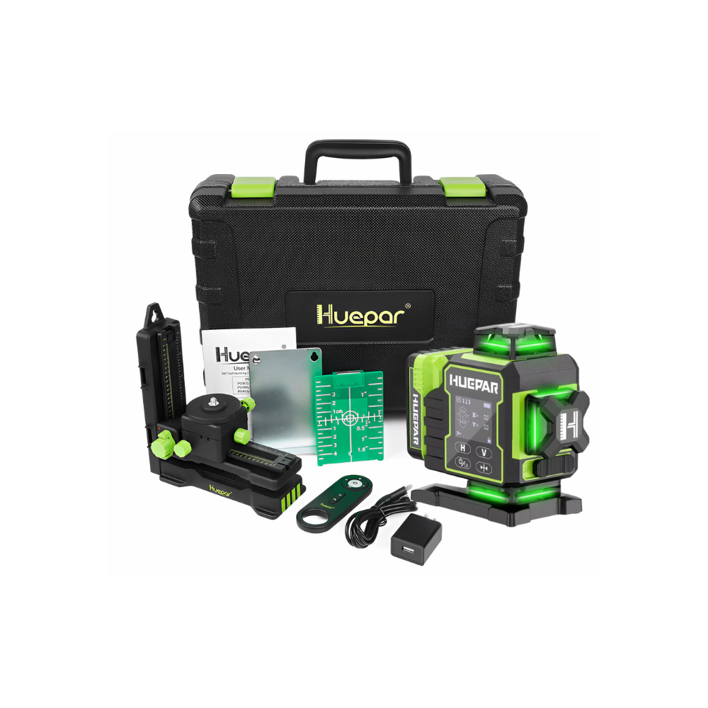 Nivel laser verde Huepar 2024 W04CG 16 líneas