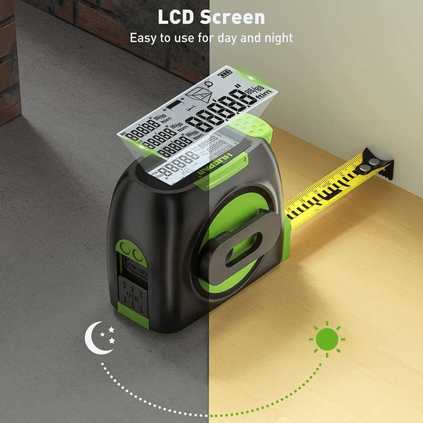 HUEPAR DT30 - Cinta métrica digital láser 60 metros Recargable - SyM Asociados