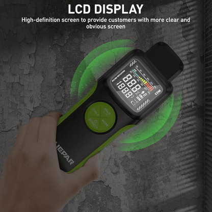 Medidor de Humedad Huepar M03 – Pin y Pinless 2 en 1 para Madera y Materiales de Construcción - SyM Asociados