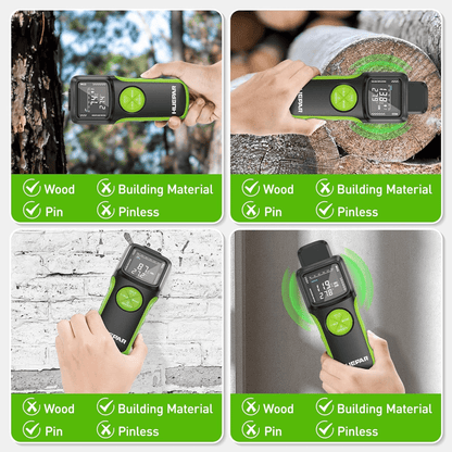 Medidor de Humedad Huepar M03 – Pin y Pinless 2 en 1 para Madera y Materiales de Construcción - SyM Asociados