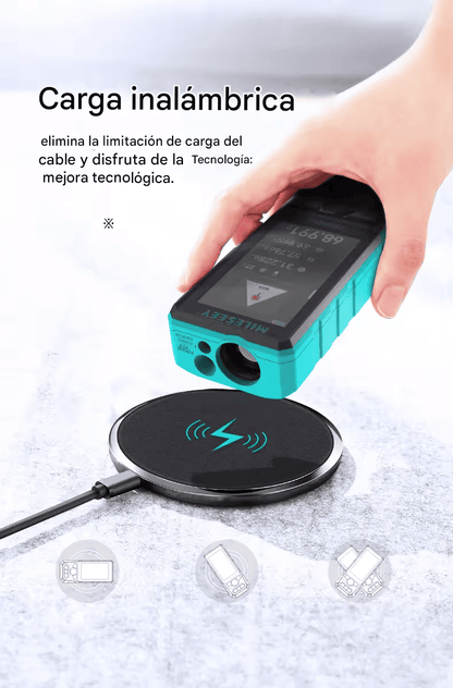 Medidor Láser Mileseey P9 300m Cámara Zoom Exterior - SyM Asociados