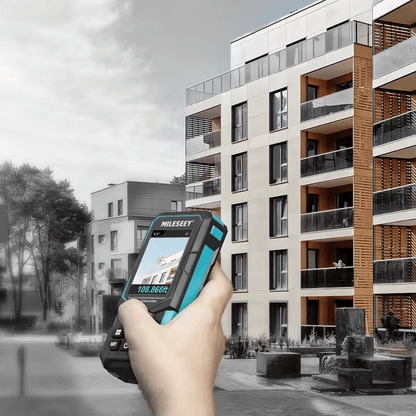 Medidor Láser Mileseey S7 100m Cámara Zoom Exterior - SyM Asociados