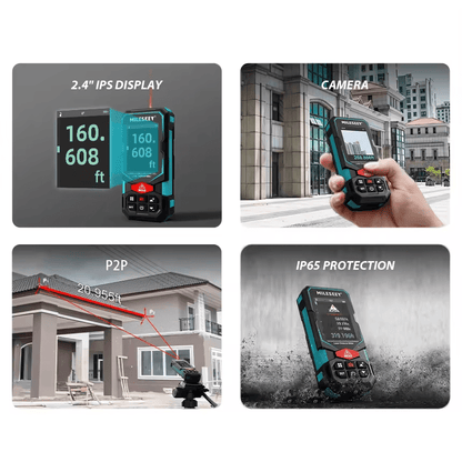 Medidor Láser Mileseey S7 100m Cámara Zoom Exterior - SyM Asociados