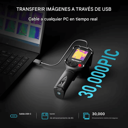 Mileseey cámara termográfica infrarroja 240x240 Tr10 - SyM Asociados