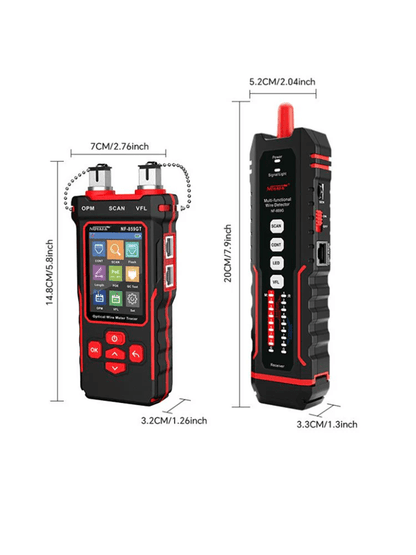 NF - 859GT Red multifuncional y probador de cable óptico: medición de precisión, medidor de potencia óptica avanzada, iluminación LED - SyM Asociados