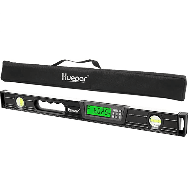 nivel electrónico de aluminio Digital Huepar TL60 - SyM Asociados