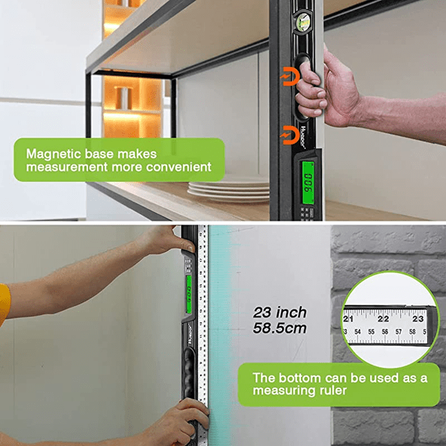 nivel electrónico de aluminio Digital Huepar TL60 - SyM Asociados