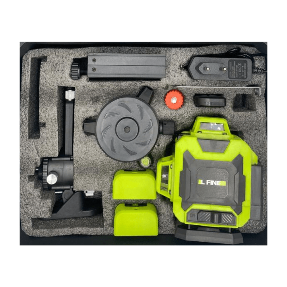 Nivel Laser 16 Líneas Verdes IL FINE LLX - 360 - 05 Recargable + Trípode - SyM Asociados