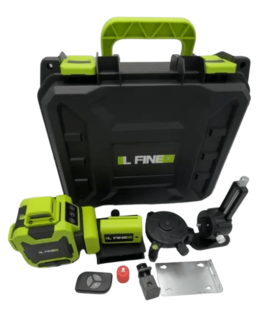 Nivel Laser 16 Líneas Verdes IL FINE LLX - 360 - 05 Recargable + Trípode - SyM Asociados