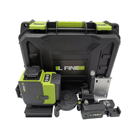 Nivel Laser 16 Líneas Verdes IL FINE LLX - 360 - 06 Recargable + Trípode - SyM Asociados