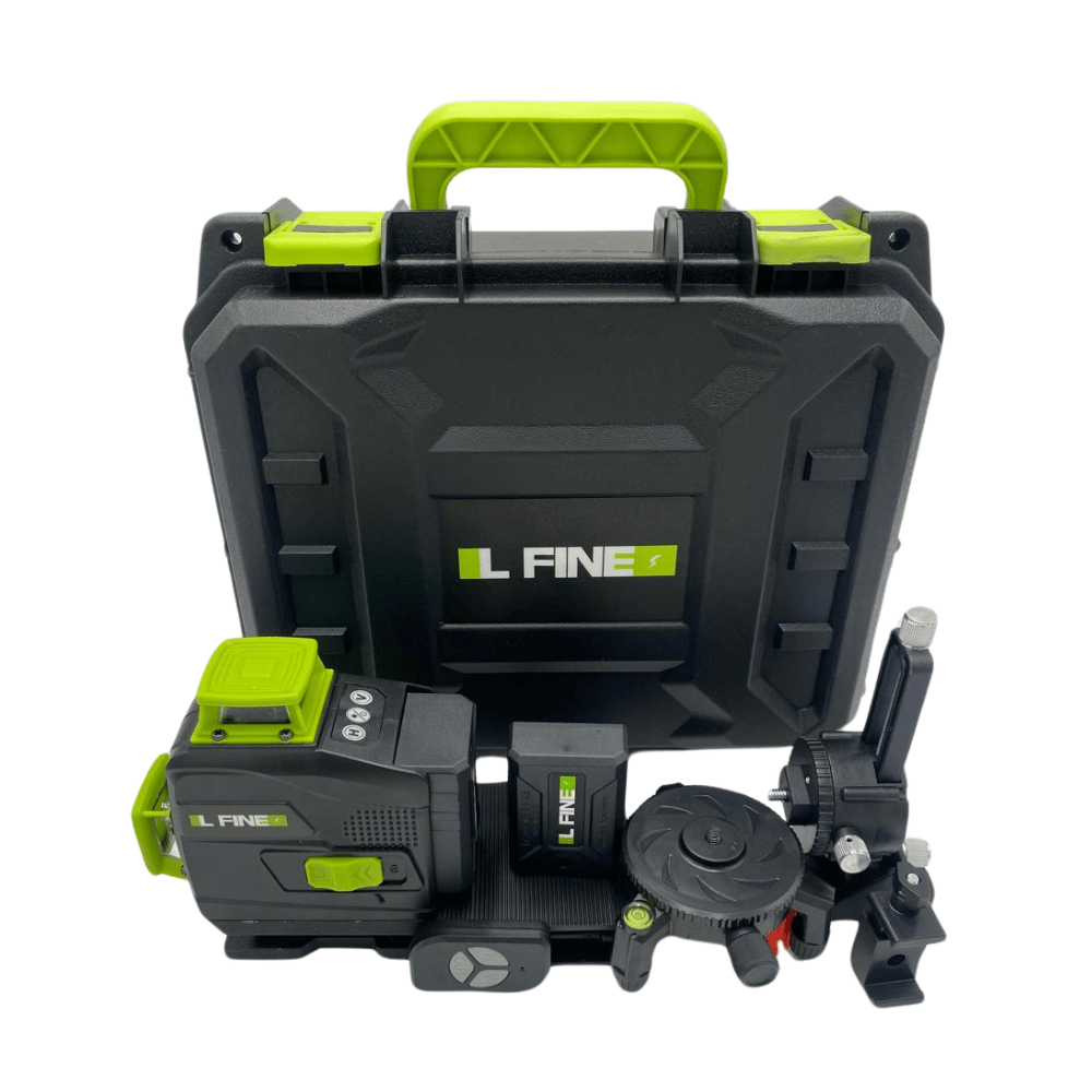 Nivel Laser 16 Líneas Verdes IL FINE LLX - 360 - 07 Recargable + Trípode - SyM Asociados