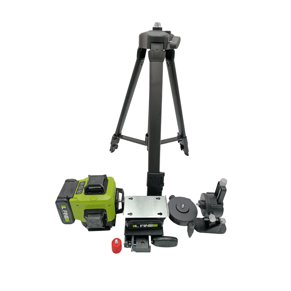 Nivel Laser 16 Líneas Verdes IL FINE LLX - 360 - 09 Recargable + Trípode - SyM Asociados