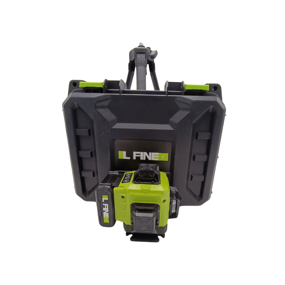 Nivel Laser 16 Líneas Verdes IL FINE LLX - 360 - 09 Recargable + Trípode - SyM Asociados