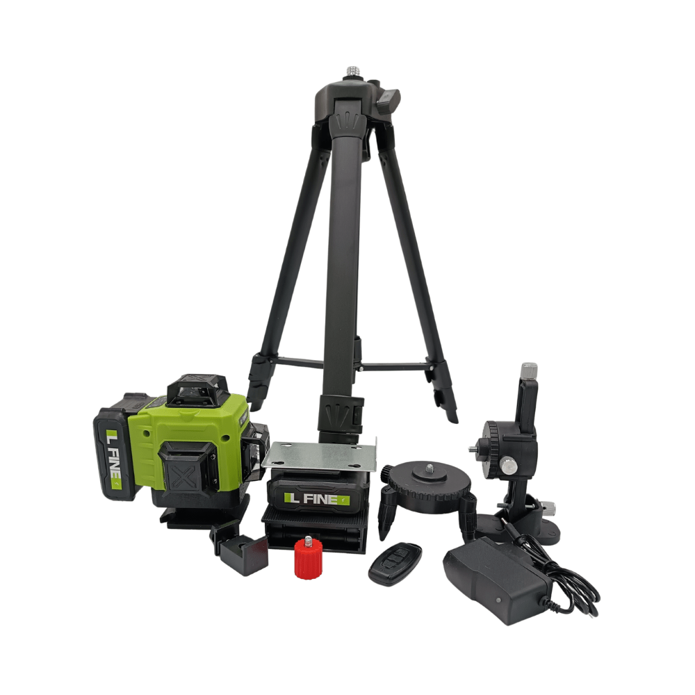 Nivel Laser 16 Líneas Verdes IL FINE LLX - 360 - 09 Recargable + Trípode - SyM Asociados