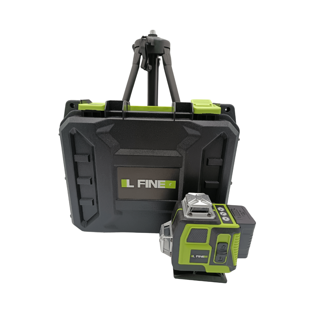 Nivel Laser 16 Líneas Verdes IL FINE LLX - 360 - 11 Recargable + Trípode - SyM Asociados