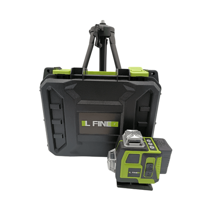 Nivel Laser 16 Líneas Verdes IL FINE LLX - 360 - 11 Recargable + Trípode - SyM Asociados