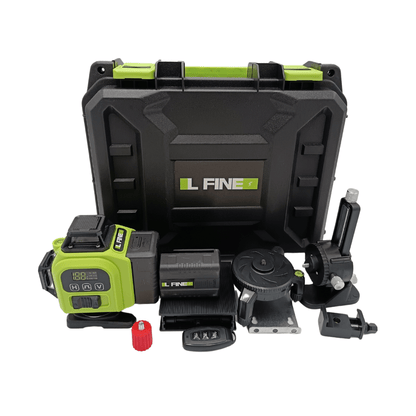 Nivel Laser 16 Líneas Verdes IL FINE LLX - 360 - 12 Recargable + Trípode - SyM Asociados