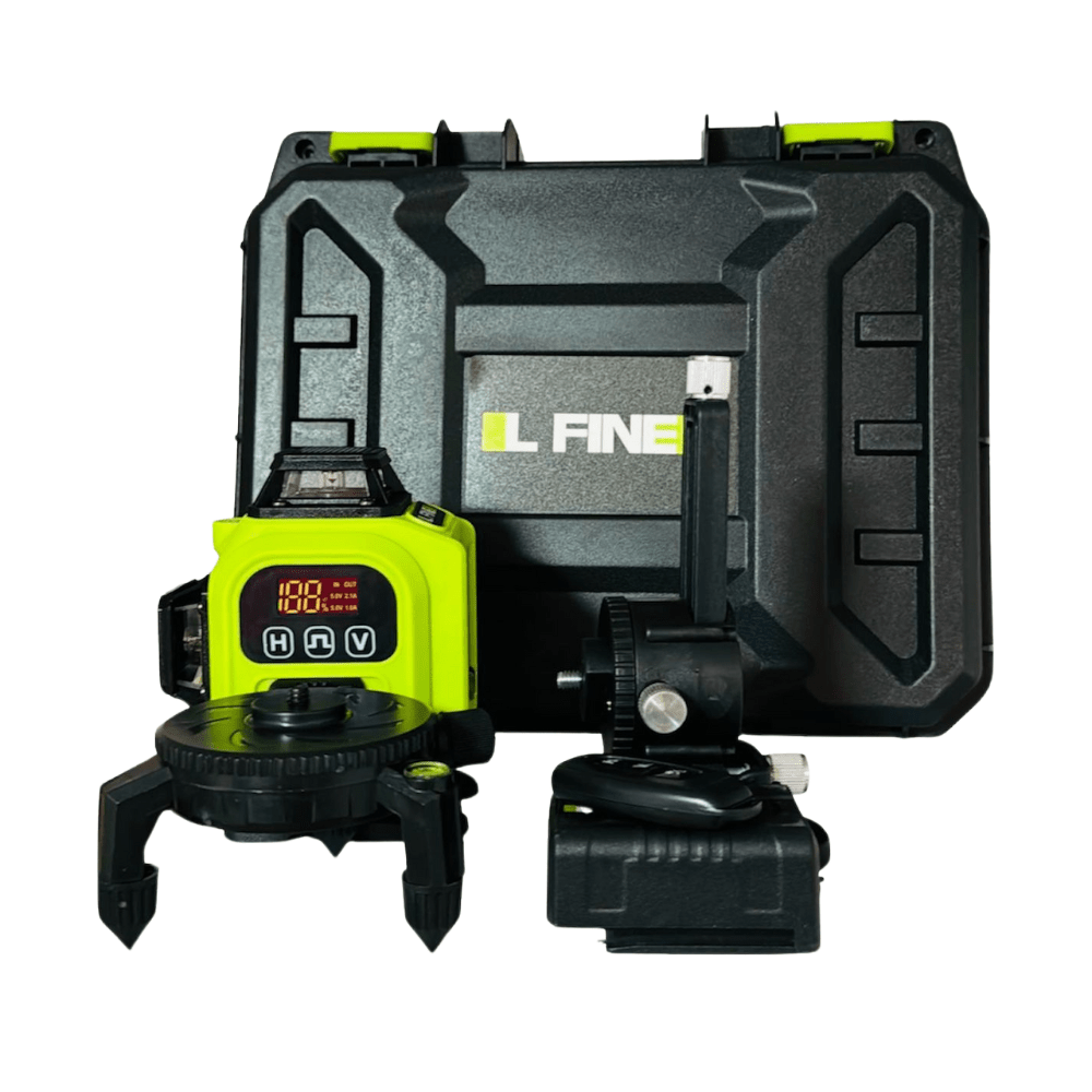 Nivel Laser 16 Líneas Verdes IL FINE LLX - 360 - 12 Recargable + Trípode - SyM Asociados