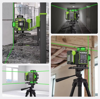 Nivel laser verde Huepar 2024 W04CG 16 líneas - SyM Asociados