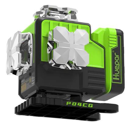 Nivel laser verde Huepar P04CG 16 LINEAS bluetooth(Dos Baterías) - SyM Asociados