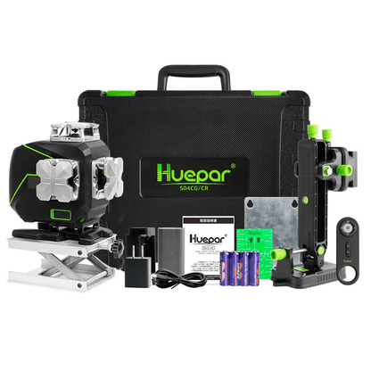 Nivel laser verde huepar S04CG 16 líneas 4d bluetooth - SyM Asociados
