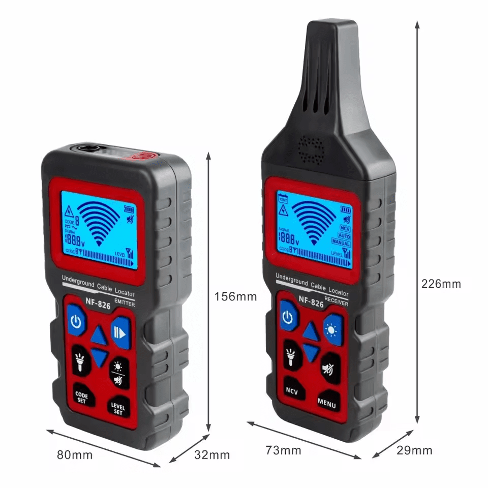 Noyafa Detector De Cables Subterráneos Detección De Cables NF - 826 - SyM Asociados