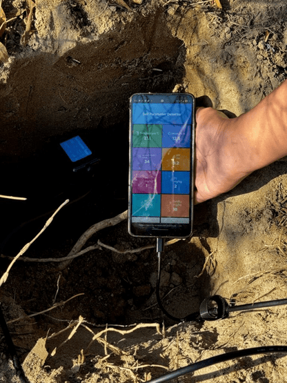 Sensor de suelo NPK PH EC para agricultura - SyM Asociados