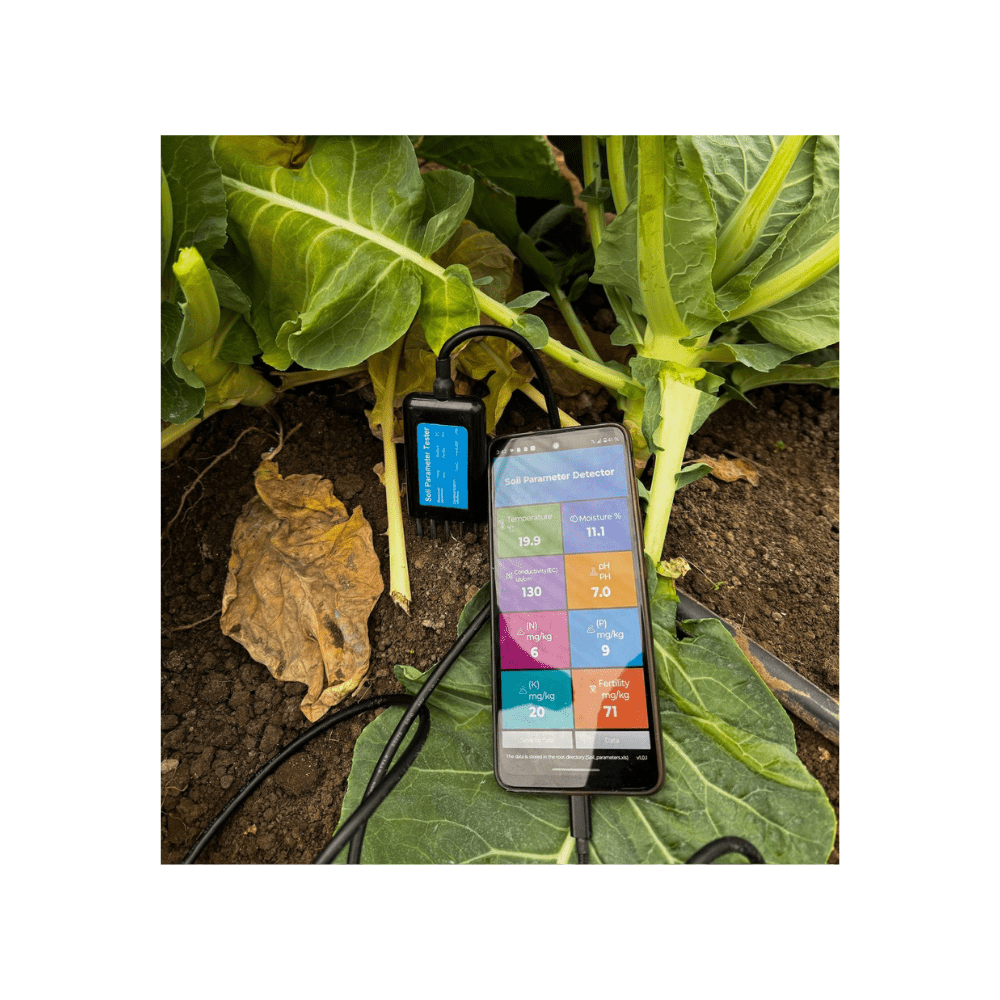 Sensor de suelo NPK PH EC para agricultura - SyM Asociados