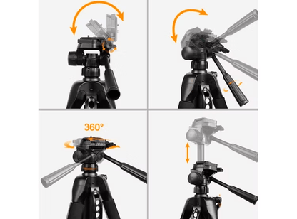 Trípode Huepar Profesional Telescópico TPD14 - SyM Asociados